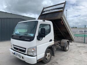 UNRESERVED 2008 Mitsubishi Canter 3C11 3.5T Tipper