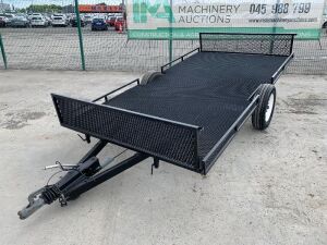 Single Axle Multi Purpose Flat Trailer