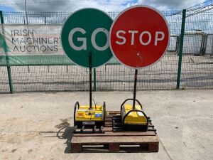 PIKE Robosign Stop & Go Units c/w Contoller & Charger