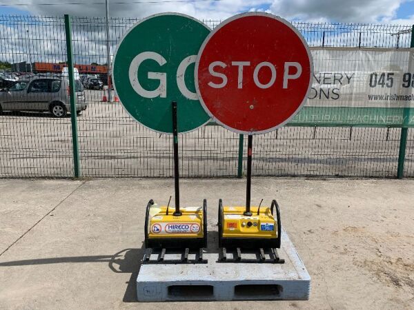 PIKE Robosign Stop & Go Units c/w Contoller & Charger