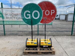 PIKE Robosign Stop & Go Units c/w Contoller & Charger