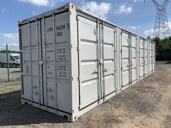 UNRESERVED/UNUSED 2021 40FT Container c/w 4 x Side Double Doors