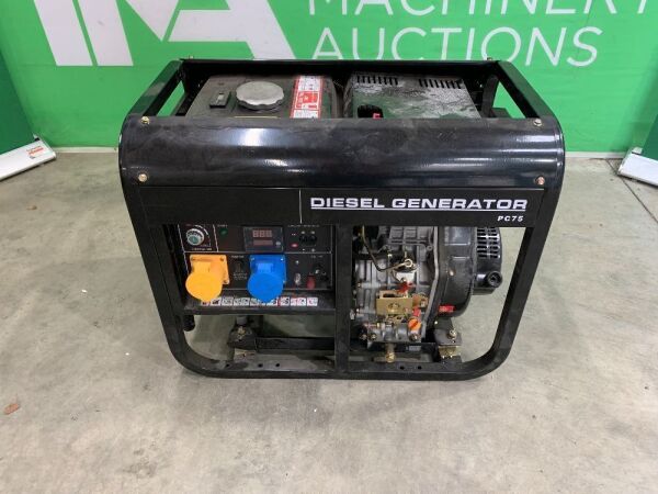 UNRESERVED 2020 Pacini PC75 Portable Diesel Generator