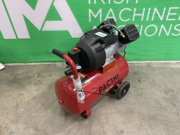 Pacini 50Ltr 3HP Portable 230v Air Compressor