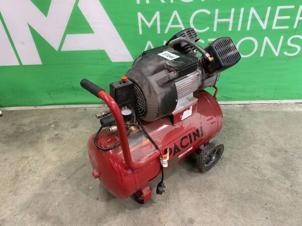 Pacini 50Ltr 3HP Portable 230v Air Compressor