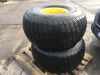 Set Of Rear Turf Tyres To Suit John Deere 30HP Compact Tractor - 2