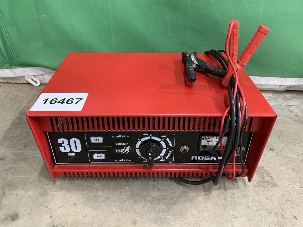 Absaar 30AMP 12/24 Battery Charger | TIMED AUCTION DAY - Ireland's & Auction - Irish Machinery Auctions
