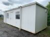 UNRESERVED 30FT x 10FT Site Office c/w Jack Legs - 3