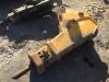 Large Yellow Hydraulic Rock Breaker