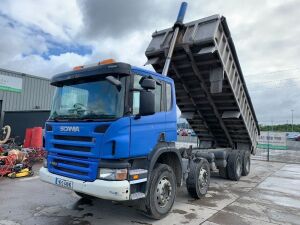 2010 Scania P400 8x4 Tipper c/w Tarp