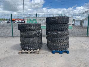 9 x Continental 14.00 R20 Tyres