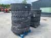 9 x Continental 14.00 R20 Tyres - 4