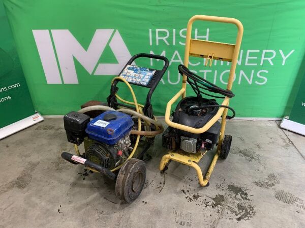 UNRESERVED 2 x Petrol Power Washers For Parts