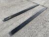 UNRESERVED NEW/UNUSED 2020 Set Of Extension 10ft Forks To Suit Forklift/Teleporter - 2