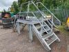 Double Access Steel Stairs Platform - 5