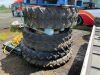 UNRESERVED Set Of Row Crop Tyres & Rims