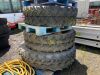 UNRESERVED Set Of Row Crop Tyres & Rims - 2