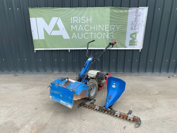 UNRESERVED Camon C8 BF80/175 Pedestrain Rotovator c/w Camon Scythe Mower Bar