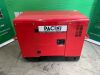 2014 Pacini LDG12S-3 12.5KVA Silent Diesel Generator