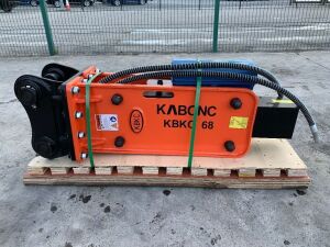 UNUSED Kabonc KBKC-68 Hydraulic Breaker c/e Hoses & Chisel