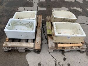 4 x Vintage Sinks