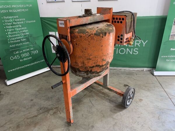 Upright 110v Cement Mixer | TIMED AUCTION DAY TWO - Ireland's Monthly