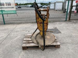 UNRESERVED Heavy Duty Excavator Saw Attachment (65mm)