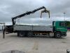 UNRESERVED 2007 DAF LF 75-310 6x2 Dropside c/w Atlas 92.2TP Extendable Crane - 6