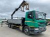 UNRESERVED 2007 DAF LF 75-310 6x2 Dropside c/w Atlas 92.2TP Extendable Crane - 7