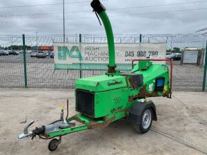 2015 Greenmech Arborist 150MT Fast Tow Diesel Wood Chipper