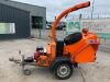 2002 Timberwolf TW19-125H Fast Tow Petrol Key Start Wood Chipper - 2