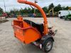 2002 Timberwolf TW19-125H Fast Tow Petrol Key Start Wood Chipper - 5