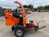 2002 Timberwolf TW19-125H Fast Tow Petrol Key Start Wood Chipper - 6