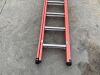 Tubesca 10 Rung 2 Stage Fibreglass Ladder - 3