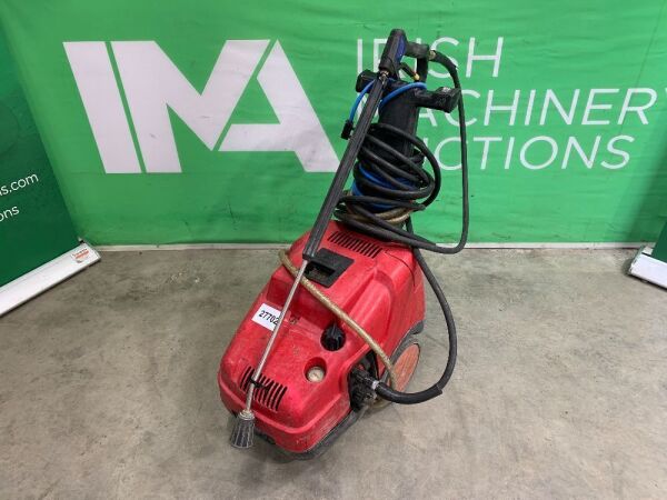 Red Power Washer c/w Hose & Lance