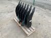 UNUSED 3FT Excavator Root Rake (45mm) - 2