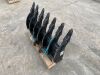 UNUSED 3FT Excavator Root Rake (35mm) - 2