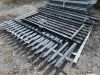 2 x Pallets Of Galvanised Palisade Fencing - 2