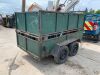 8x4 Double Axle Trailer c/w Mesh Sides & Contents - 4