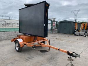 2006 Ver-Mac Single Axle Fast Tow VMS Road Sign