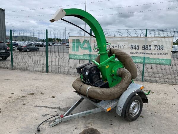 Laski VD500P Fast Tow Single Axle Material Collector/Shredder