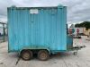 UNRESERVED Fast Tow Twin Axle Welfare Unit - 6