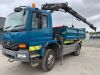 UNRESERVED 2001 Mercedes Benz Mercedes 1317 A136 Atego Tipper & HIAB Crane - 3