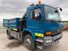 UNRESERVED 2001 Mercedes Benz Mercedes 1317 A136 Atego Tipper & HIAB Crane - 9