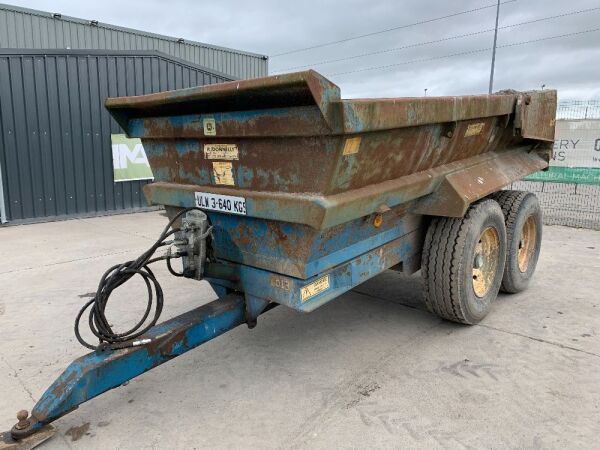 UNRESEREVED 2010 Donnelly Twin Axle Dump Trailer