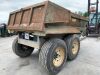 UNRESEREVED 2010 Donnelly Twin Axle Dump Trailer - 5
