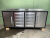 UNUSED/NEW 7FT Workbench c/w 10 x Drawers & Cabinets