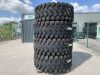 UNUSED/NEW 4 x Dump Truck Tyres - 26.5 x 25 - 2