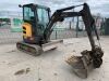 UNRESERVED 2013 Volvo ECR25D Zero Tail 2.5T Excavator c/w 3 x Buckets - 7