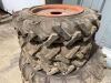 UNRESERVED Set Of Campact Tractor Tyres - 4.00 x 12 & 6.00 x 16 - 3